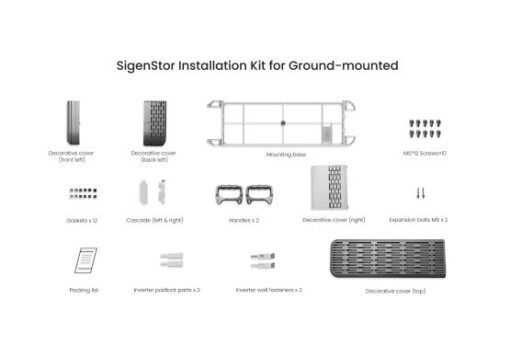 SigenStor Installation Kit for Ground-mounted